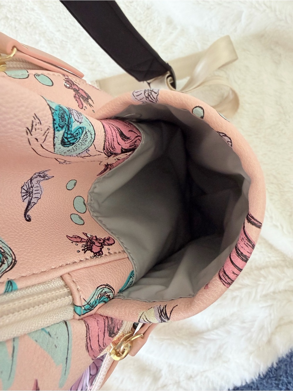 Petunia Pickle Bottom Disney Little Mermaid Ace Backpack Diaper Bag +Accessories - Picture 4 of 16